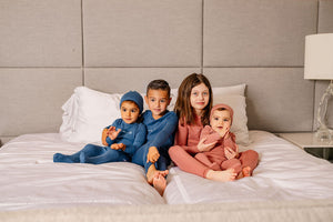 Shoot for the Moon Footie-Candy Pink