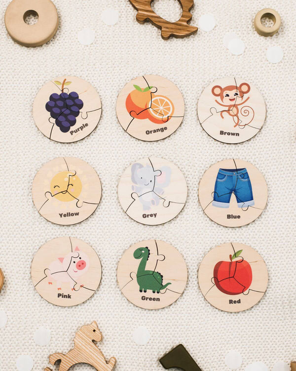 Fruits Round Jigsaw Set