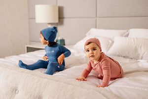 Shoot for the Moon Footie-Candy Pink