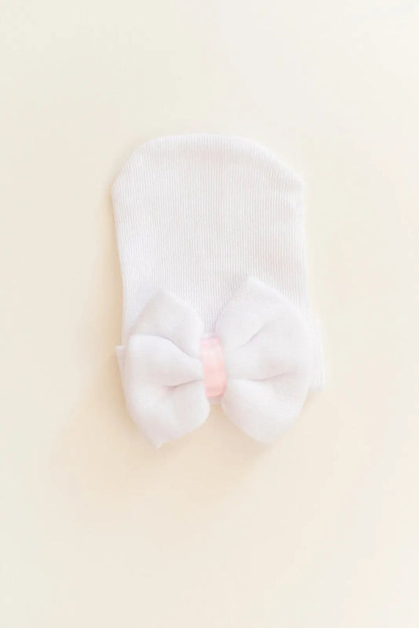 Newborn Baby Girl Hat with Bow