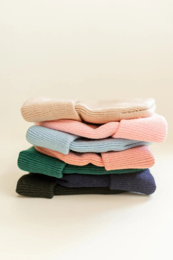 Knit Baby Beanie Hat for Fall and Winter - Newborn to 24 months