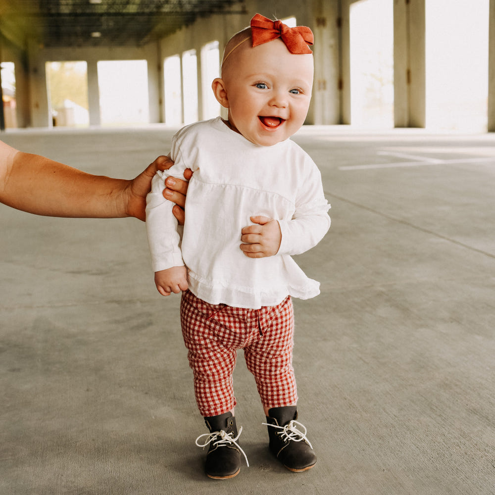Hamilton High Top Oxfords for babies - Soft sole, stylish and comfortable footwear for little ones.