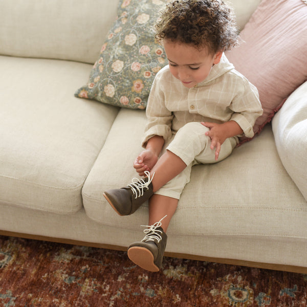 Hamilton - High Top Oxfords - Hard Sole