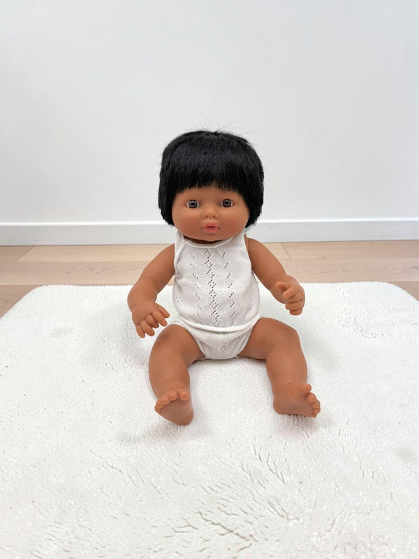 Bebenita 13" Baby Boy Doll - Darwin | Unscented & Fully Clothed