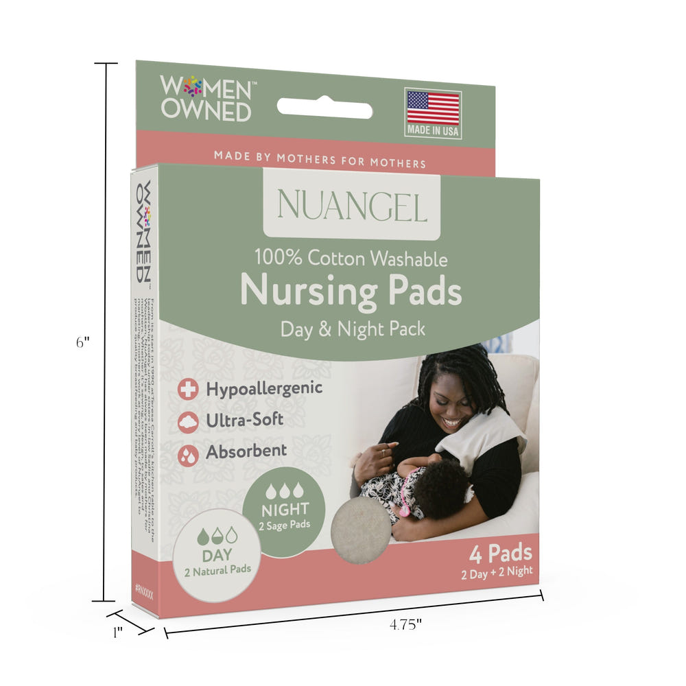 Day & Night Nursing Pad Combo Pack for comfortable breastfeeding support and leak protection.