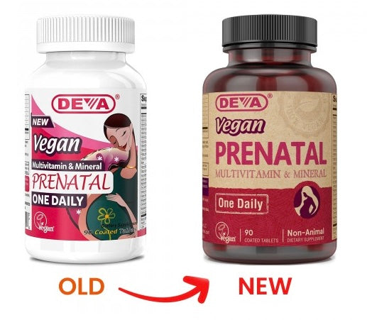 Deva Prenatal Vegan Multivitamin & Mineral: Support Mom & Baby Naturally (90 Tablets)