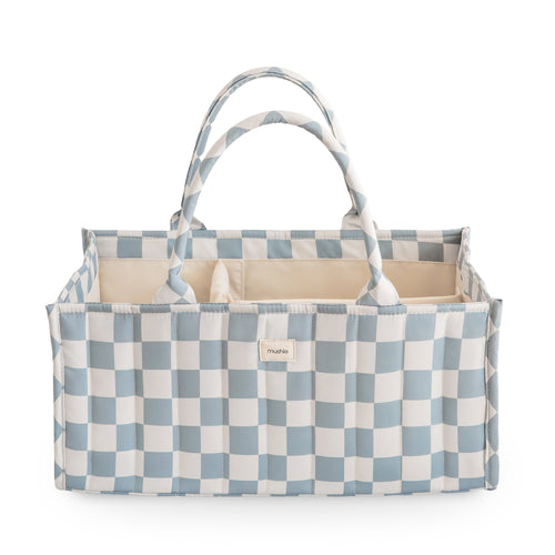 Mushie Diaper Caddy Quilted with Removable Dividers