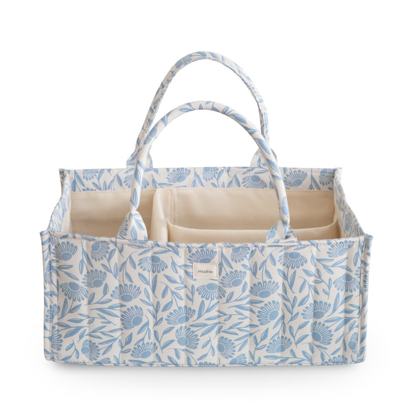 Mushie Diaper Caddy Quilted with Removable Dividers