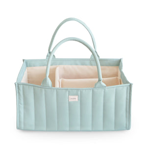 Mushie Diaper Caddy Quilted with Removable Dividers