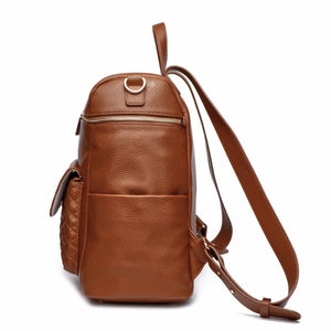 Caramel Signature Diaper Bag, stylish and functional, shown from angle 4, perfect for modern parents.