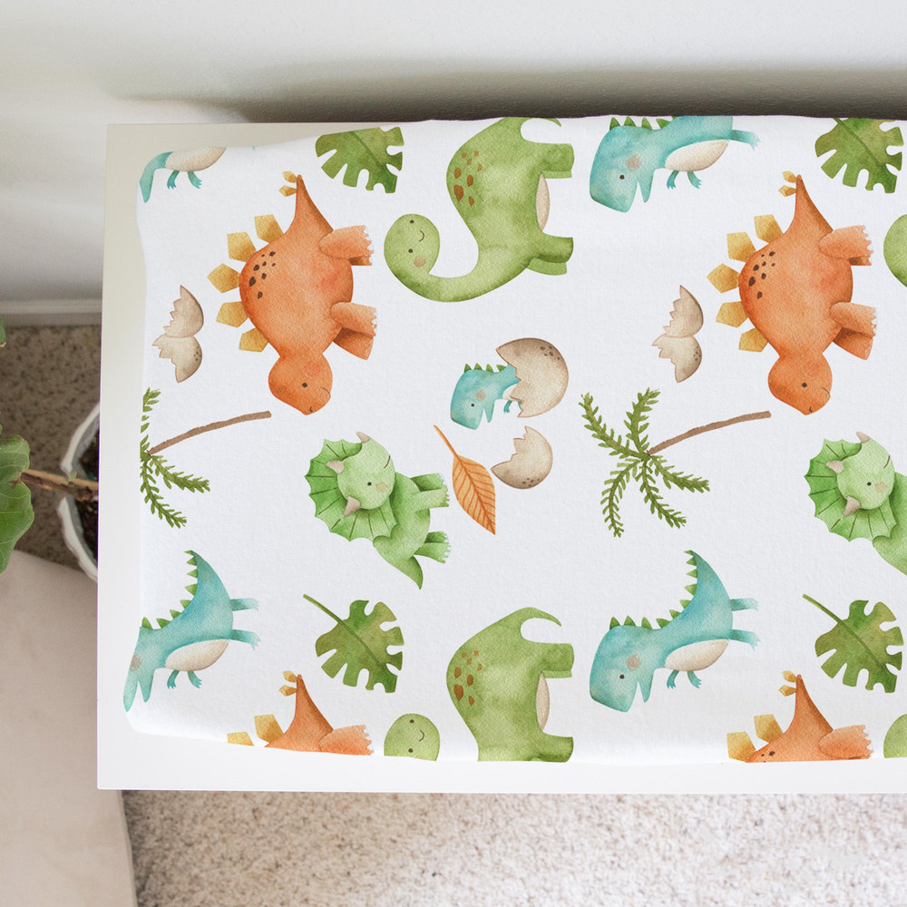 Changing Pad Cover - Dinosaurs - MOOGCO Baby