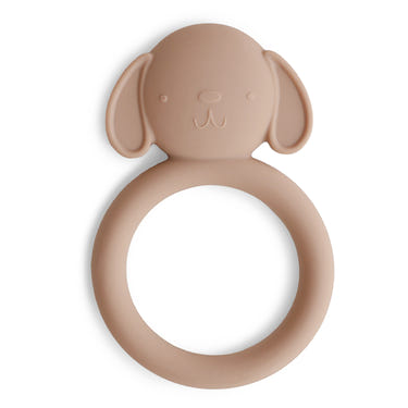 "Soft dog teether for babies, perfect for soothing gums and promoting healthy chewing habits."