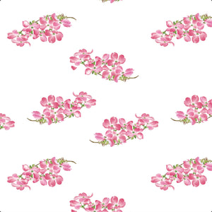 Dogwoods In Bloom Swaddle Blanket