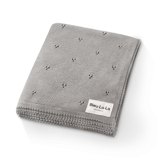 Organic Pointelle Luxury Knit Swaddle Blanket