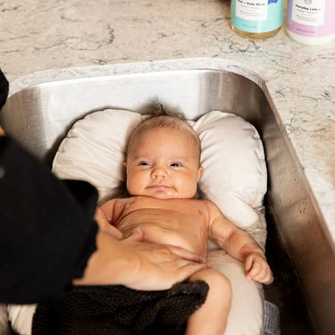 Infant Sink Bather by Little Dove for safe and comfortable bath time for babies.