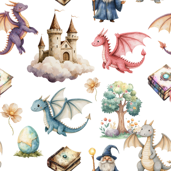 Minky Baby Blanket Dragon's Kingdom