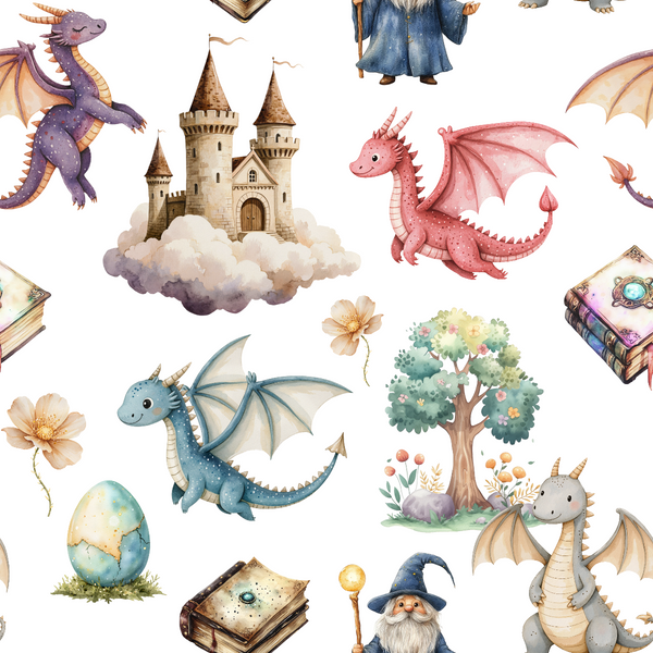 Minky Baby Blanket Dragon's Kingdom