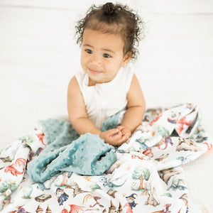 Minky Baby Blanket Dragon's Kingdom