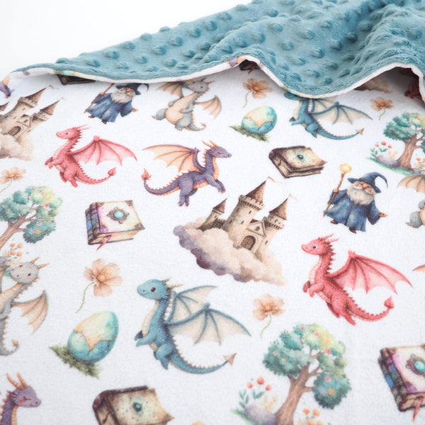 Minky Baby Blanket Dragon's Kingdom