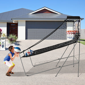 Dual Shot Basketball Arcade Game with 8 Game Modes and 4 Balls for Kids & Family
