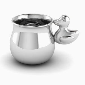 Krysaliis Sterling Silver Baby Cup- Duck