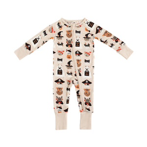Meow & Treat (Convertible Zip Footies)