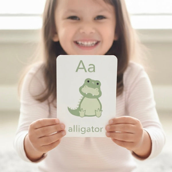 Animal Alphabet Flashcards for toddlers, featuring A to Z learning cards for fun and educational play.