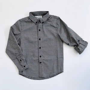 Black Gingham Edward Shirt