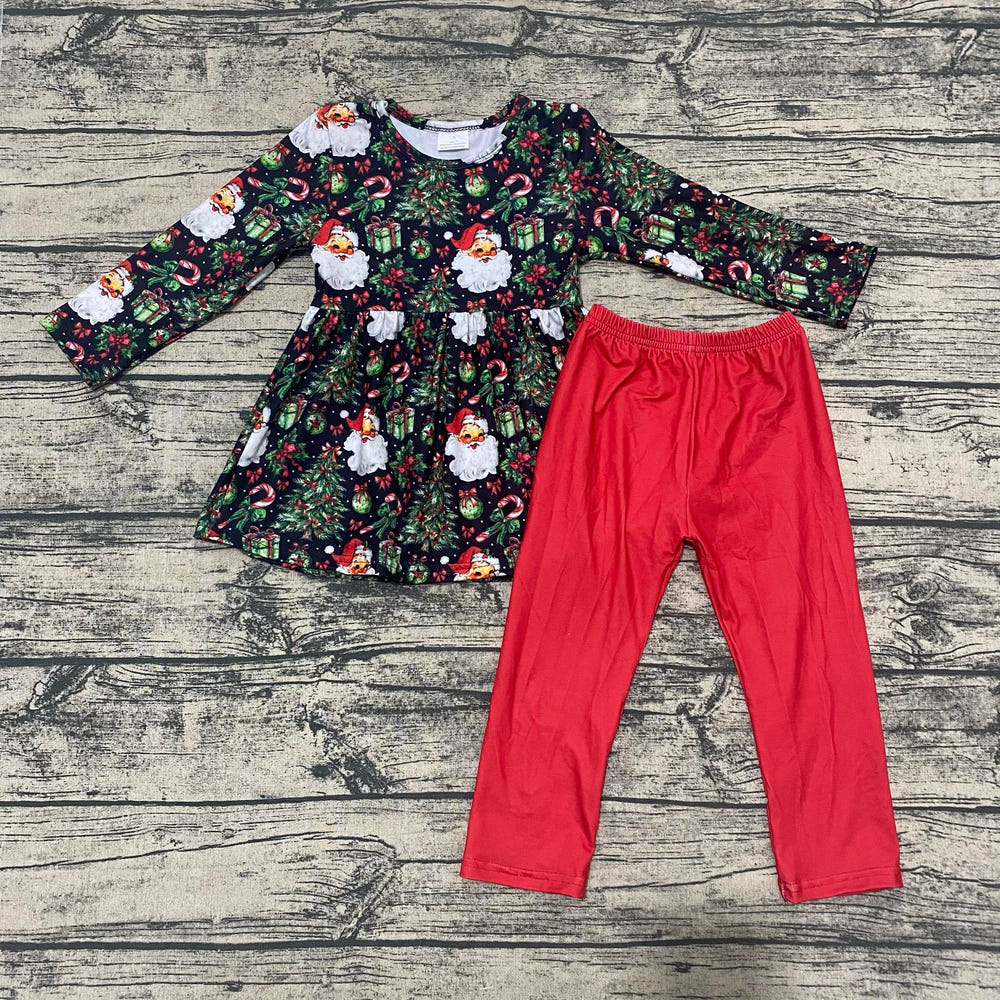 "Christmas Eve two-piece baby set featuring festive design, perfect for holiday celebrations."