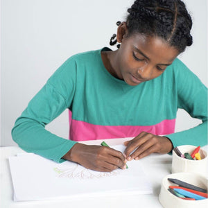 Triangle non-toxic beeswax crayons in vibrant colors, perfect for safe and creative playtime for babies and toddlers.