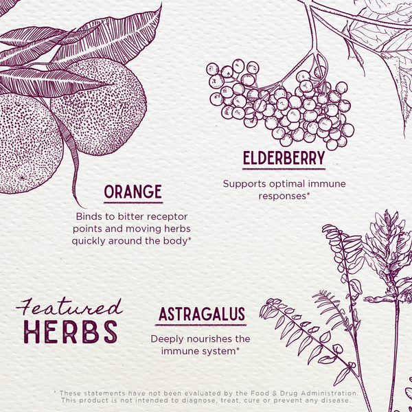 Elderberry Syrup for Kids - Everyday Immunity Supplement in a bottle, angle view showcasing vibrant packaging.