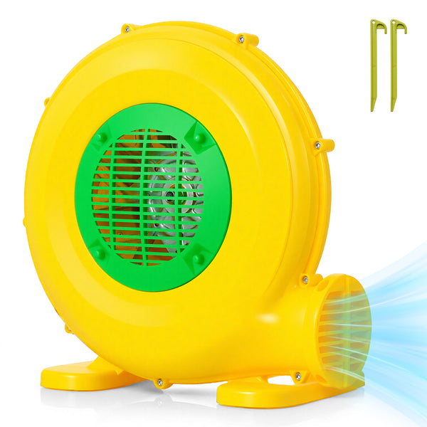 480W Bounce House Blower with Handle and Ground Stakes - Heavy-Duty