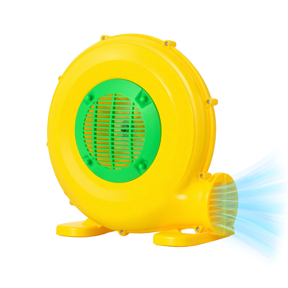 610W Bounce House Blower with Handle and Ground Stakes - Heavy
