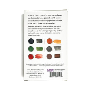 Handmade Watercolor Set – Earth Paints