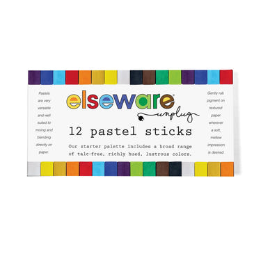 Pastel Sticks – Talc-Free – 12 Vibrant Colors