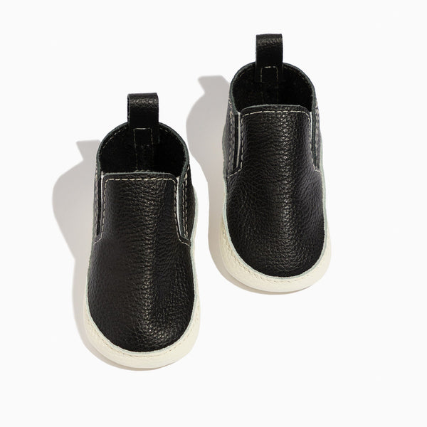 Ebony Slip On Baby Shoe