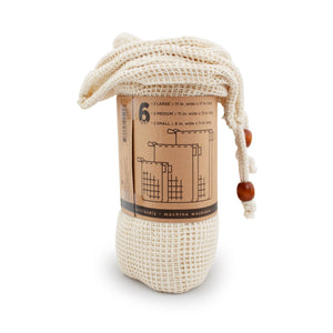 Ecoposh Cotton Mesh Produce Bag :: Natural (6pk)