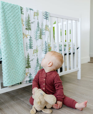 Baby & Toddler Minky Blanket - In The Woods