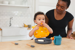 Baby Silicone Bib (Tropical Mustard)