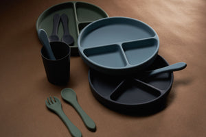 Silicone Suction Plate (Sage)