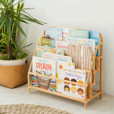 Elena Kids Montessori Bookshelf - Natural