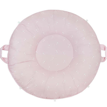 Estelle Pink Floor Cushion for babies, soft and stylish seating for playtime and comfort.