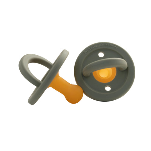 Modern eucalyptus pacifier for babies, designed for comfort and style.