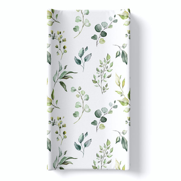 Changing Pad Cover - Eucalyptus