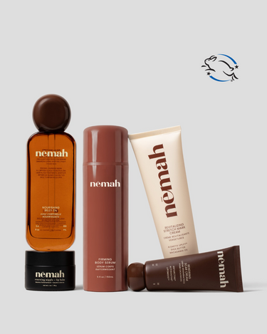 Nēmah The Everything Gift Set Belly Oil Stretch Mark Cream