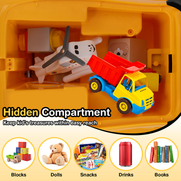 Excavator Digger Toy with Adjustable Bucket - Educational for Kids