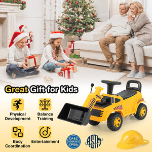 Excavator Digger Toy with Adjustable Bucket - Educational for Kids