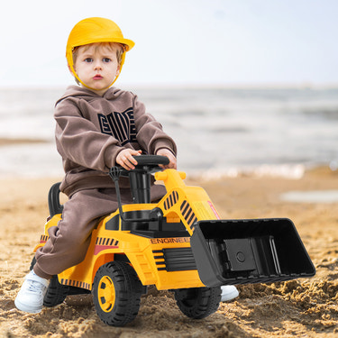 Excavator Digger Toy with Adjustable Bucket - Educational for Kids