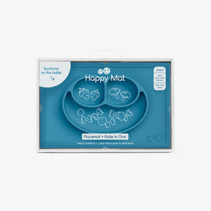 ezpz Happy Mat all-in-one placemat plate suctions to table