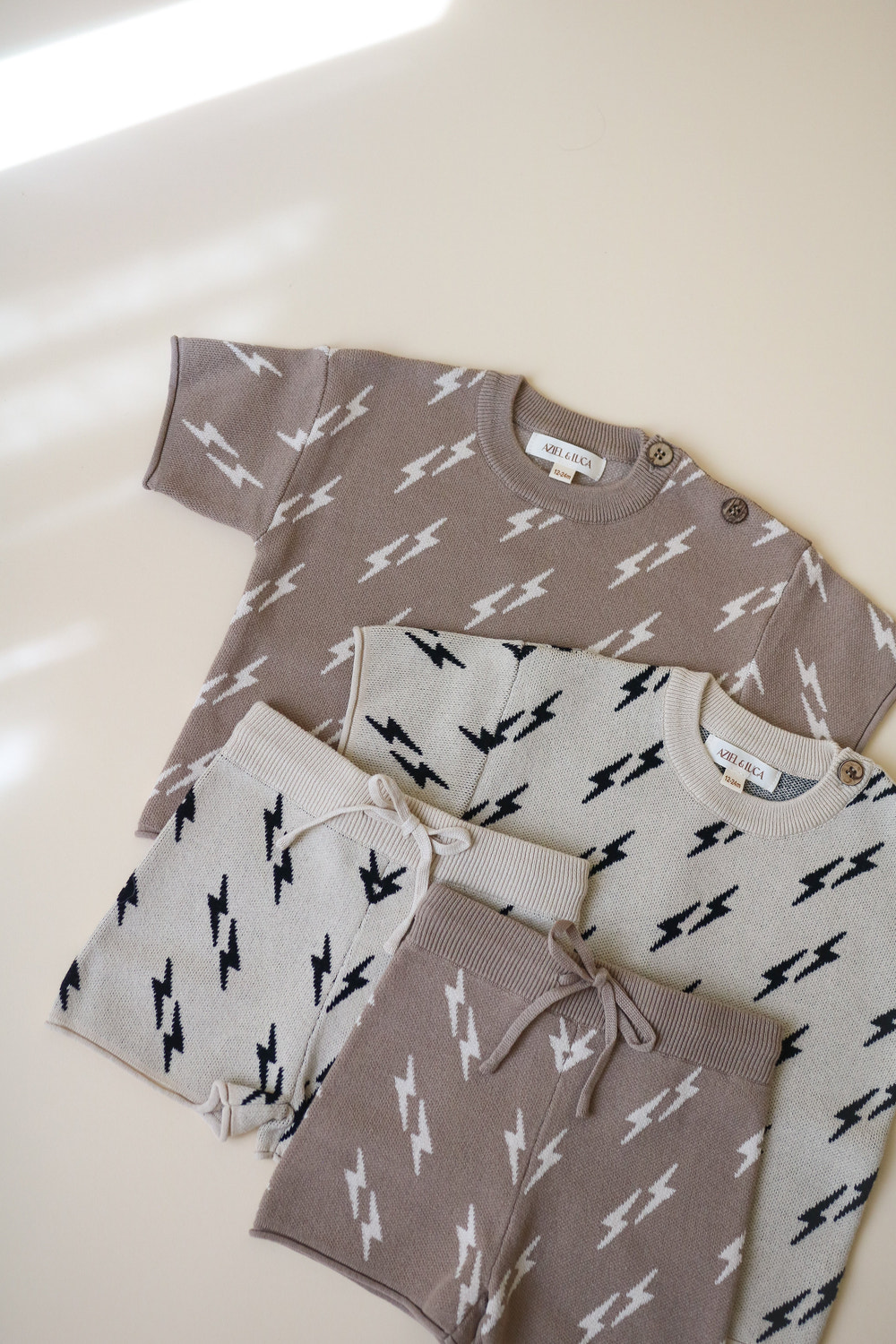 Lightning Bolt Knit Set - MOOGCO Baby